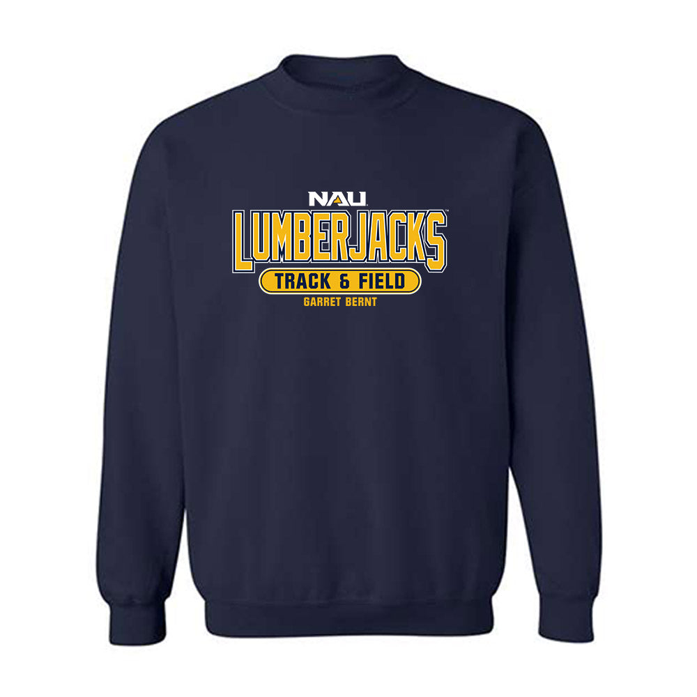 Northern Arizona - NCAA Men's Track & Field : Garret Bernt - Classic Fashion Shersey Crewneck Sweatshirt-0