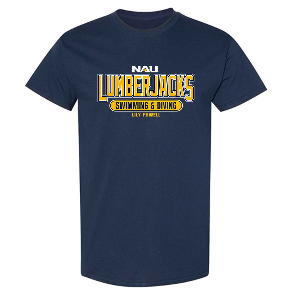 Northern Arizona - NCAA Women's Swimming & Diving : Lily Powell - Classic Fashion Shersey T-Shirt-0
