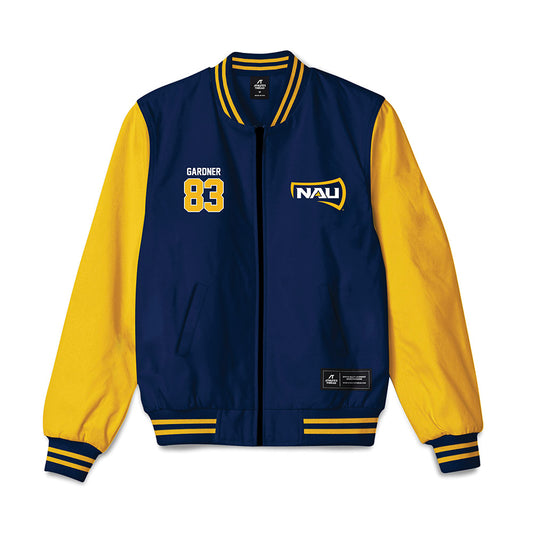 Northern Arizona - NCAA Football : Braylon Gardner - Bomber Jacket-0
