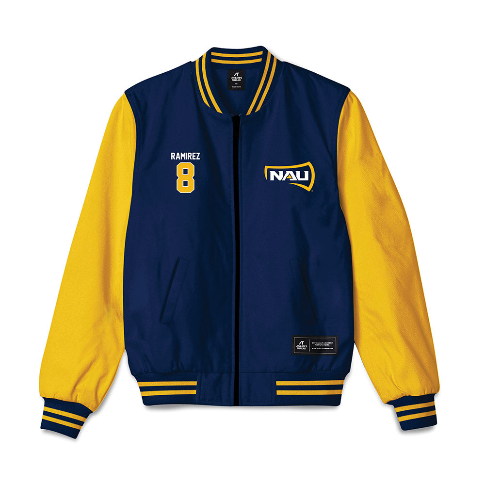 Northern Arizona - NCAA Football : Joseph Ramirez - Bomber Jacket-0