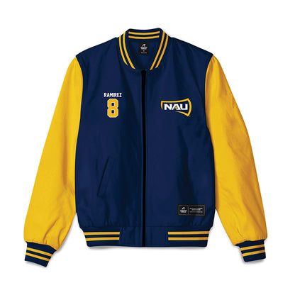 Northern Arizona - NCAA Football : Joseph Ramirez - Bomber Jacket-0