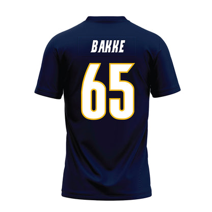Northern Arizona - NCAA Football : Brady Bakke - Navy Premium Football Jersey-1