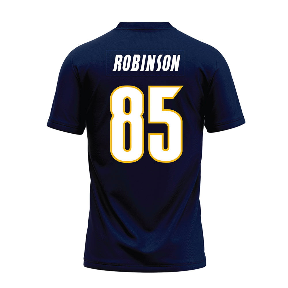 Northern Arizona - NCAA Football : Jaxen Robinson - Navy Premium Football Jersey-1