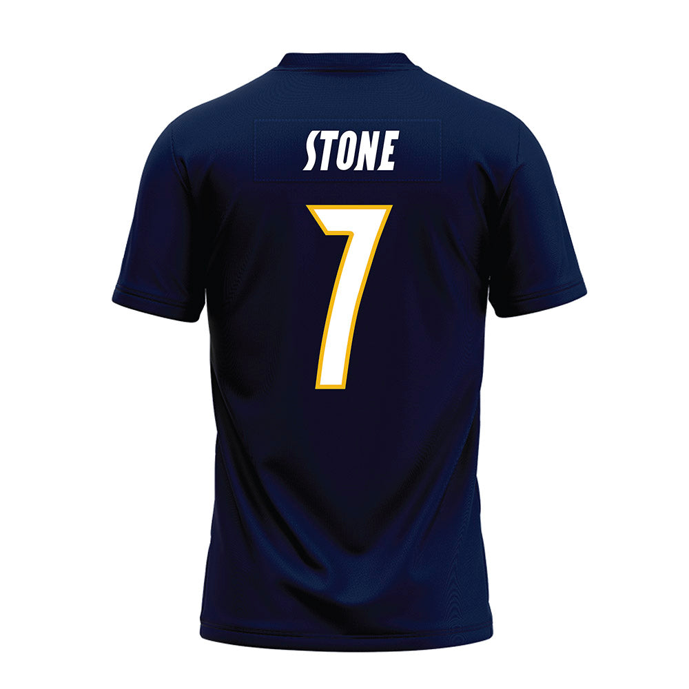 Northern Arizona - NCAA Football : Ken'Veon Stone - Navy Premium Football Jersey-1