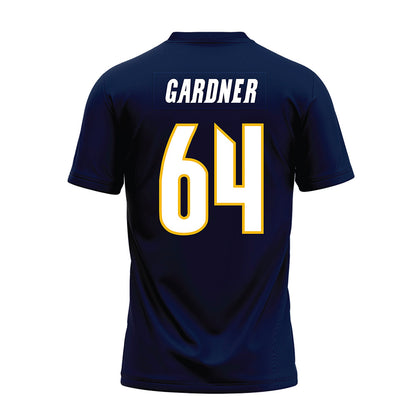 Northern Arizona - NCAA Football : Jace Gardner - Navy Premium Football Jersey-1