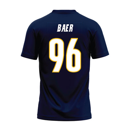 Northern Arizona - NCAA Football : Jayden Baer - Navy Premium Football Jersey-1