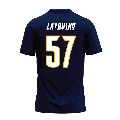 Northern Arizona - NCAA Football : Carter Lavrusky - Navy Premium Football Jersey-1