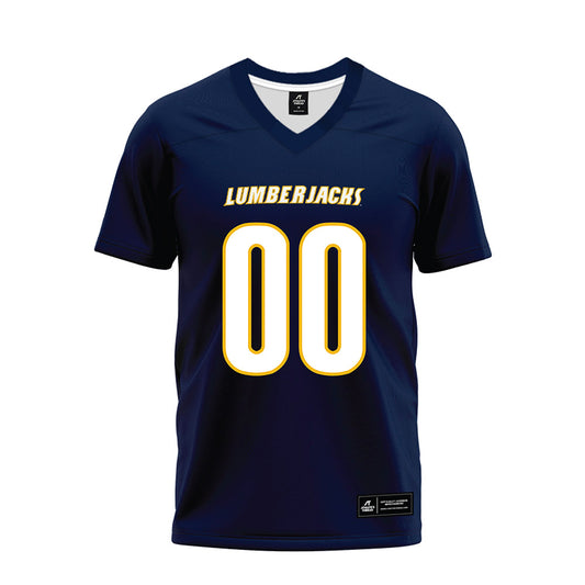 Northern Arizona - NCAA Football : Erimi Oshewa - Navy Premium Football Jersey-0