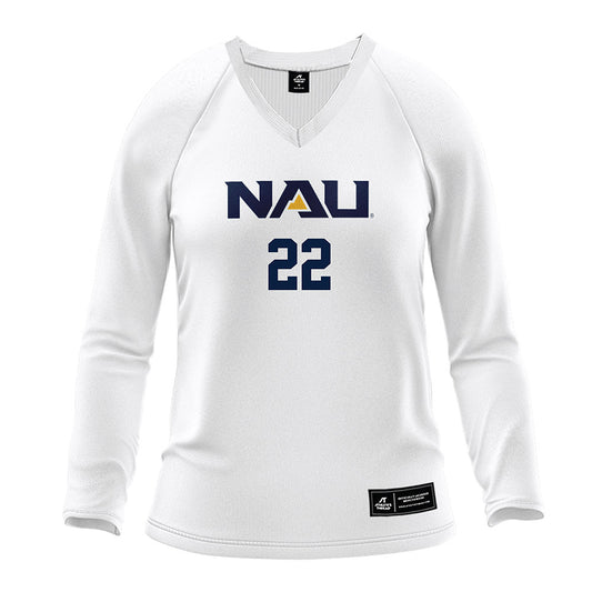 Northern Arizona - NCAA Women's Volleyball : Quincey Coyle - White Volleyball Jersey-0