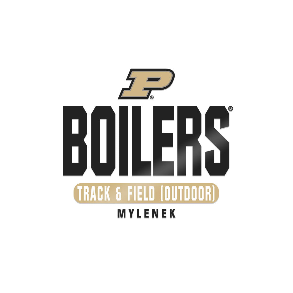 Purdue - NCAA Men's Track & Field : Zachary Mylenek - Sticker-0