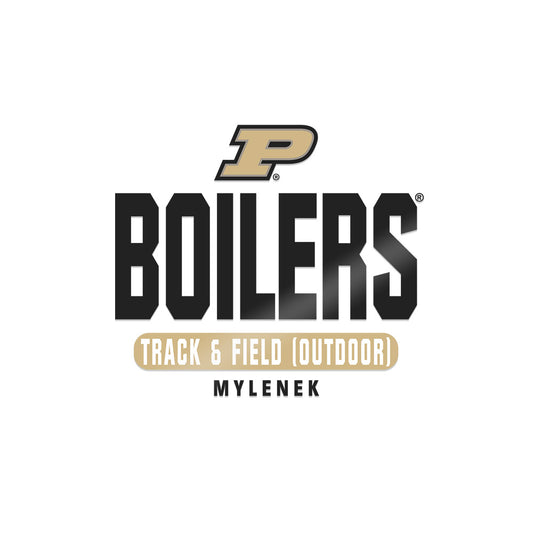 Purdue - NCAA Men's Track & Field : Zachary Mylenek - Sticker-0