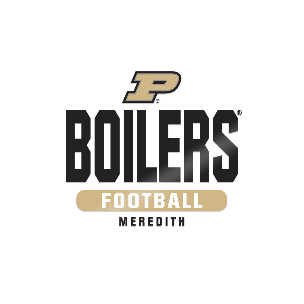 Purdue - NCAA Football : Bennett Meredith - Sticker-0