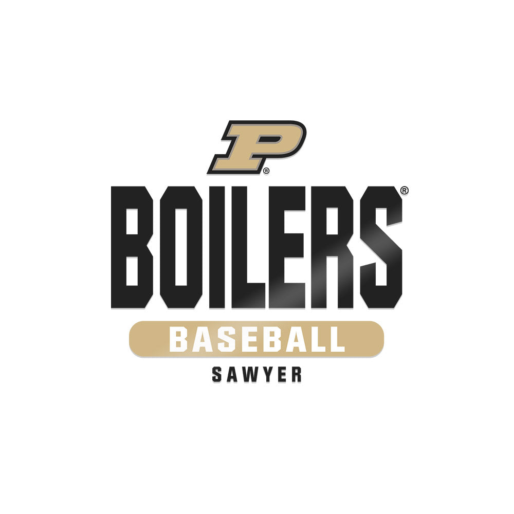 Purdue - NCAA Baseball : Barron Sawyer - Sticker-0