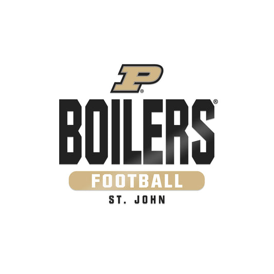 Purdue - NCAA Football : Elijah St. John - Sticker-0