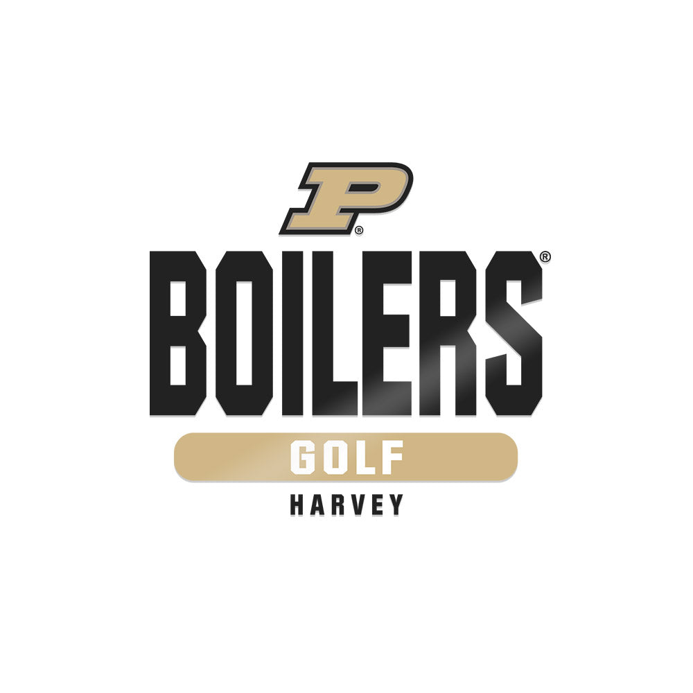 Purdue - NCAA Men's Golf : Will Harvey - Sticker-0