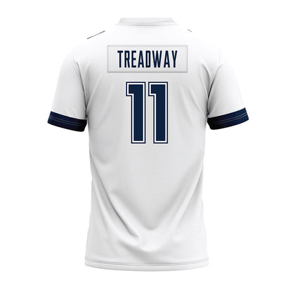 UConn - NCAA Football : Ryder Treadway - White Premium Football Jersey-1