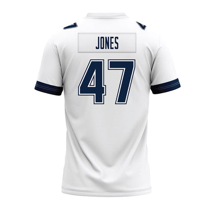 UConn - NCAA Football : Jayden Jones - White Premium Football Jersey-1