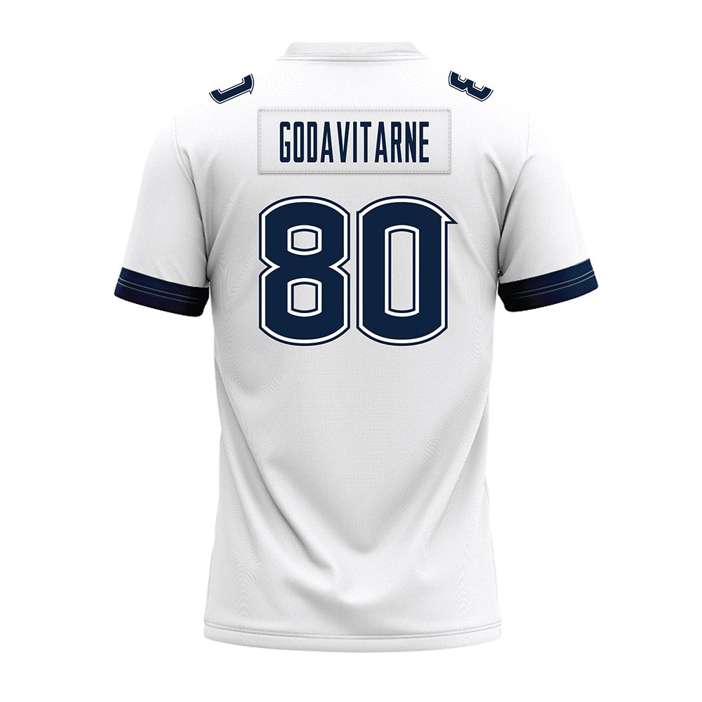UConn - NCAA Football : Alex Godavitarne - White Premium Football Jersey-1