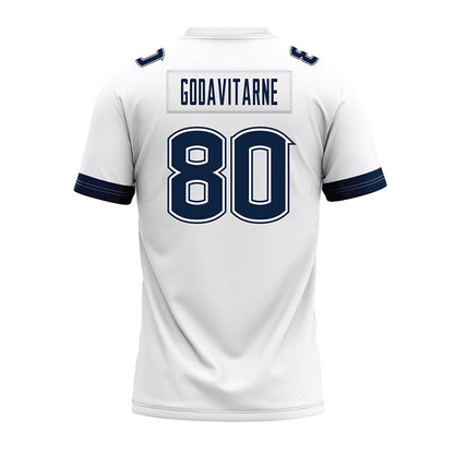 UConn - NCAA Football : Alex Godavitarne - White Premium Football Jersey-1