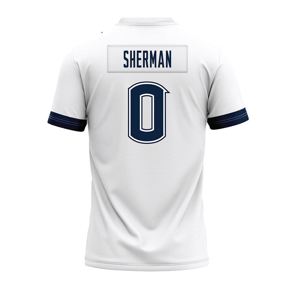 UConn - NCAA Football : Kvon Sherman - White Premium Football Jersey-1