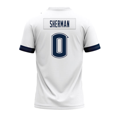 UConn - NCAA Football : Kvon Sherman - White Premium Football Jersey-1