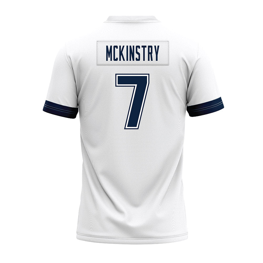 UConn - NCAA Football : Tyler McKinstry - White Premium Football Jersey-1