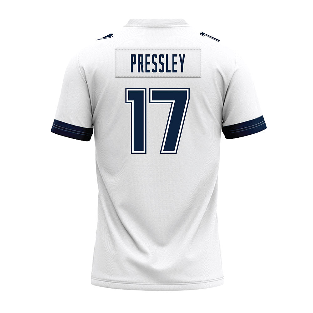 UConn - NCAA Football : Shamar Pressley - White Premium Football Jersey-1