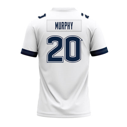 UConn - NCAA Football : Luke Murphy - White Premium Football Jersey-1