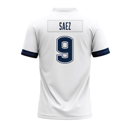 UConn - NCAA Football : Zakaih Saez - White Premium Football Jersey-1