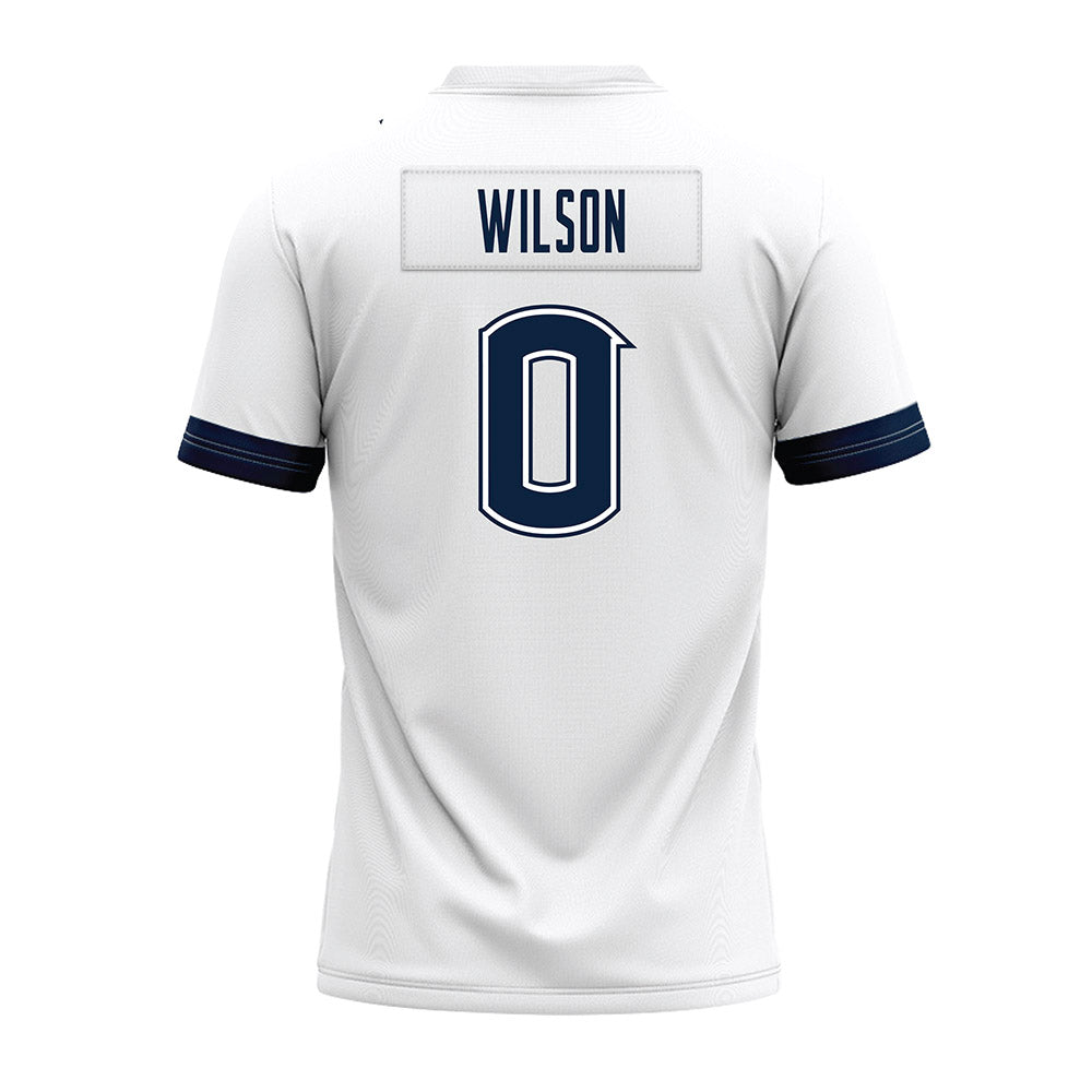 UConn - NCAA Football : Flash Wilson - White Premium Football Jersey-1