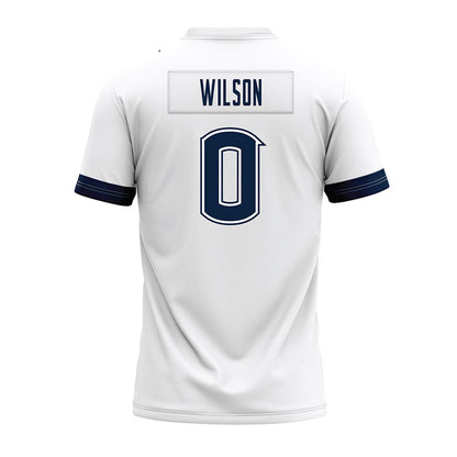 UConn - NCAA Football : Flash Wilson - White Premium Football Jersey-1