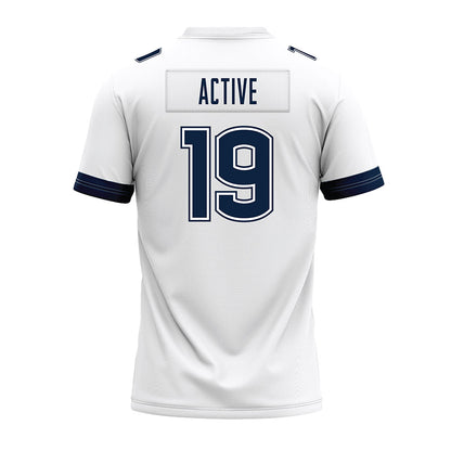 TBGU - NCAA Football : Transfer Active - White Premium Football Jersey-3