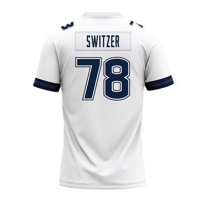 UConn - NCAA Football : Isiah Switzer - White Premium Football Jersey-1