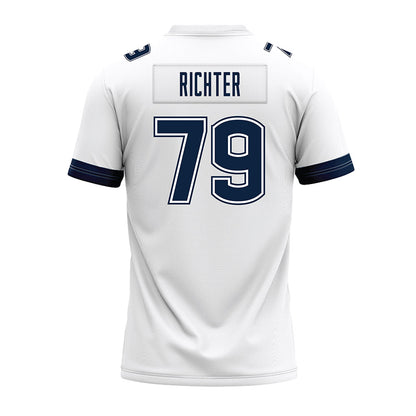 UConn - NCAA Football : Christian Richter - White Premium Football Jersey-1