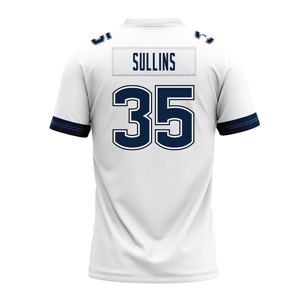 UConn - NCAA Football : Spencer Sullins - White Premium Football Jersey-1
