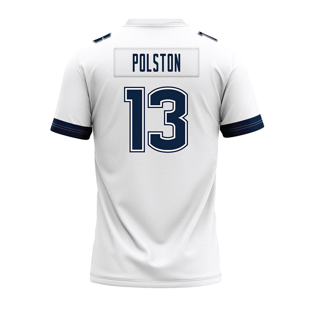 UConn - NCAA Football : Bo Polston - White Premium Football Jersey-1