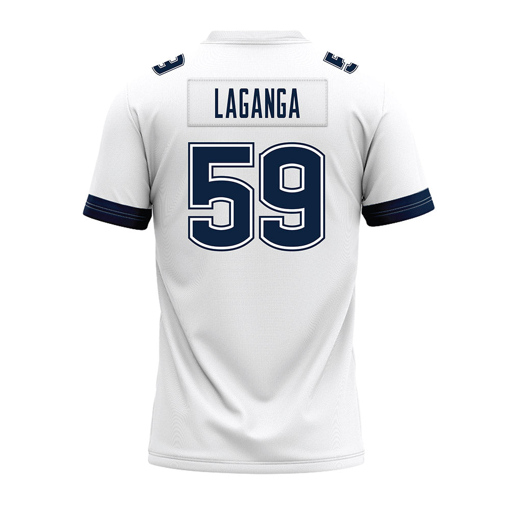 UConn - NCAA Football : David LaGanga - White Premium Football Jersey-1