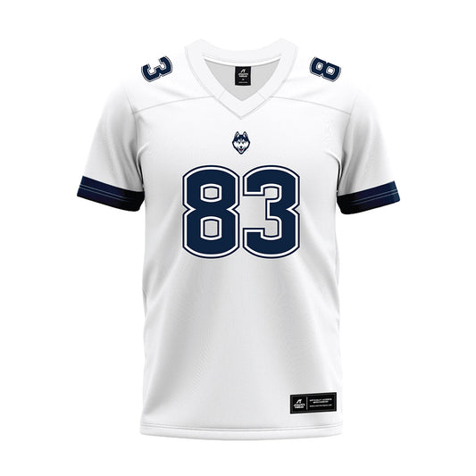 UConn - NCAA Football : Xavier Watson - White Premium Football Jersey-0