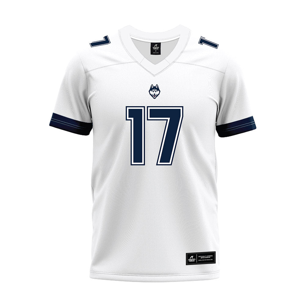 TBGU - NCAA Football : Luke Test - White Premium Football Jersey-0