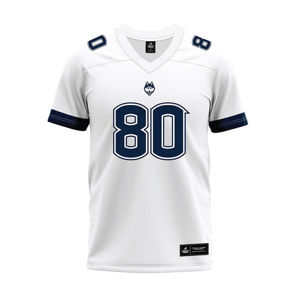 UConn - NCAA Football : Alex Godavitarne - White Premium Football Jersey-0
