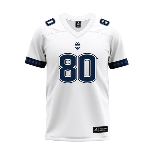 UConn - NCAA Football : Alex Godavitarne - White Premium Football Jersey-0