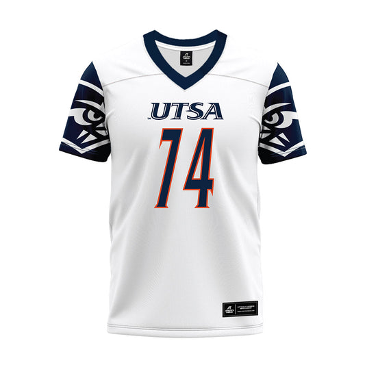UTSA - NCAA Football : Darrell Jones - White Premium Football Jersey-0