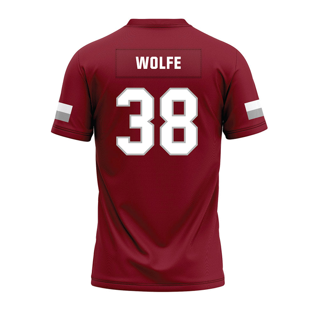 Troy - NCAA Football : Hayden Wolfe - Premium Football Jersey-1