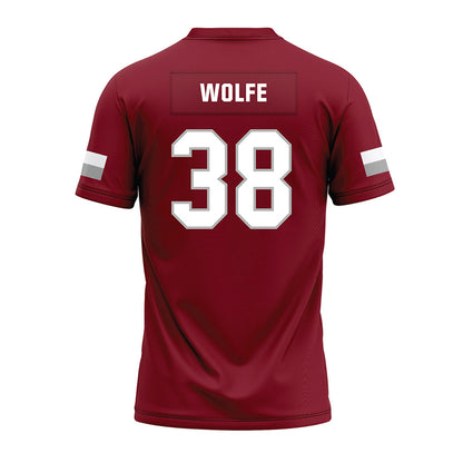 Troy - NCAA Football : Hayden Wolfe - Premium Football Jersey-1