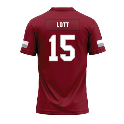 Troy - NCAA Football : TJ Lott - Premium Football Jersey-1