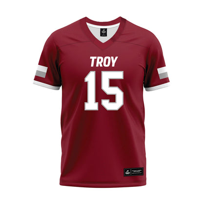 Troy - NCAA Football : TJ Lott - Premium Football Jersey-0