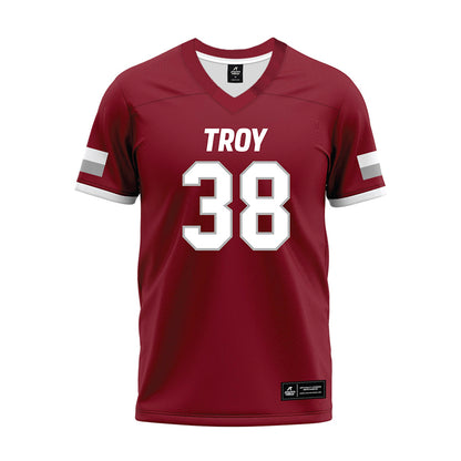 Troy - NCAA Football : Hayden Wolfe - Premium Football Jersey-0