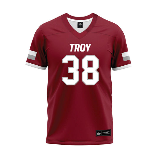 Troy - NCAA Football : Hayden Wolfe - Premium Football Jersey-0