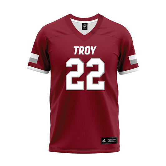 Troy - NCAA Football : Donnie Smith - Premium Football Jersey-0