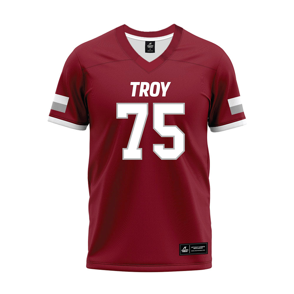 Troy - NCAA Football : Parks Glaze - Premium Football Jersey-0